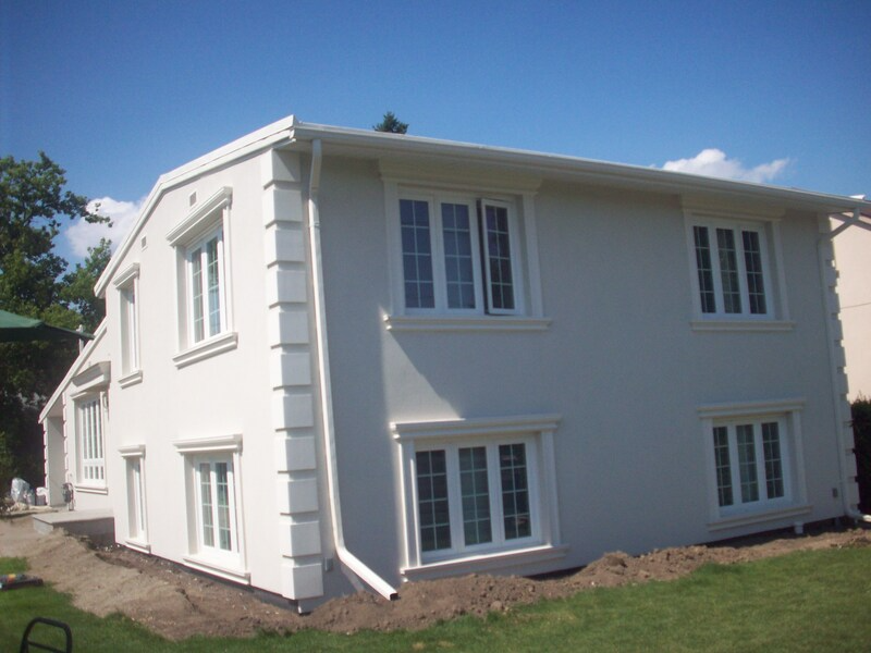 Exterior stucco finishing