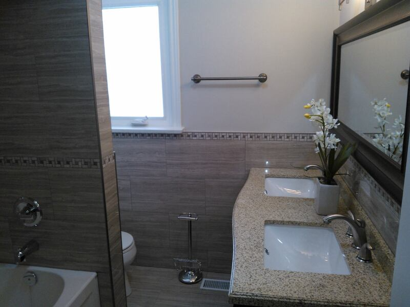 Luxury washroom renovation